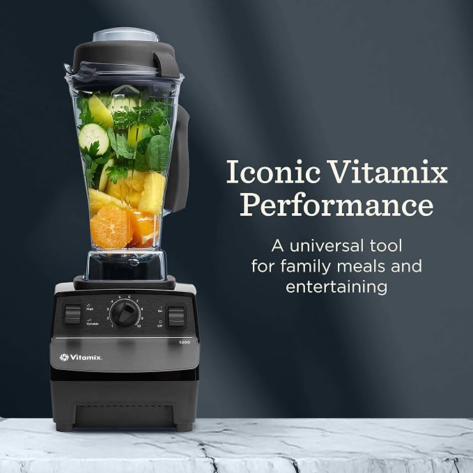 Vitamix 5200 Professional-Grade Blender, 64 oz. Container, White | Kitchen Appliance for Smoothies, Soups and More, Variable Speed, Self-Cleaning, High..