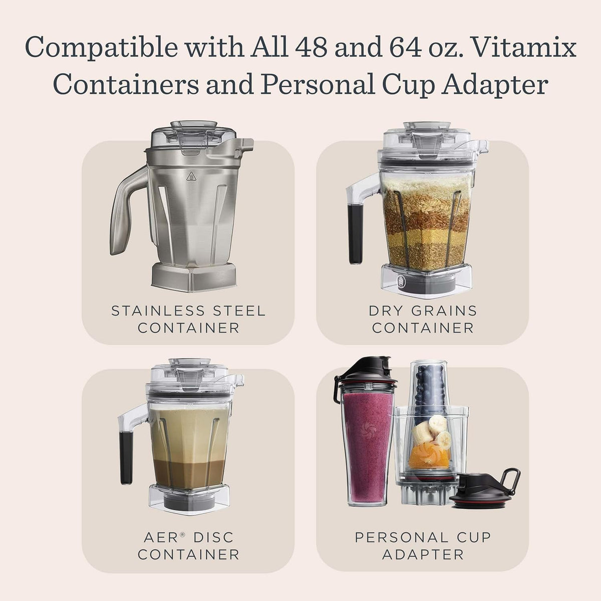 Vitamix 5200 Professional-Grade Blender, 64 oz. Container, White | Kitchen Appliance for Smoothies, Soups and More, Variable Speed, Self-Cleaning, High..